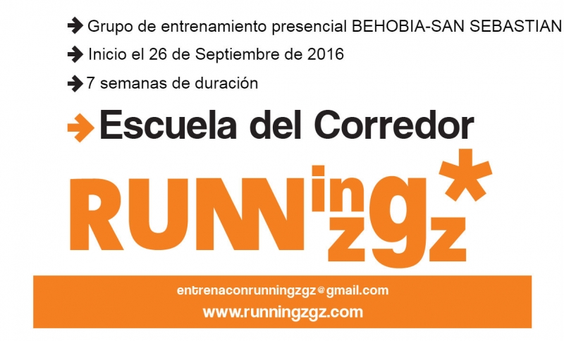 ENTRENAMIENTO PRESENCIAL AVANZADO BEHOBIA-SAN SEBASTIÁN 2016 -  - Register