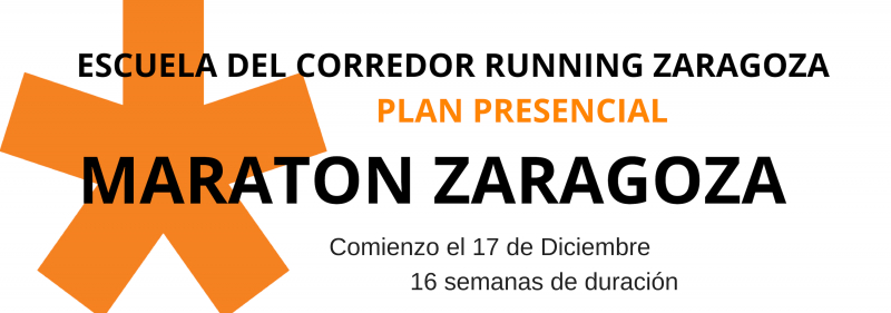 ENTRENAMIENTO PRESENCIAL AVANZADO MARATÓN ZARAGOZA 2019 - Inscríbete