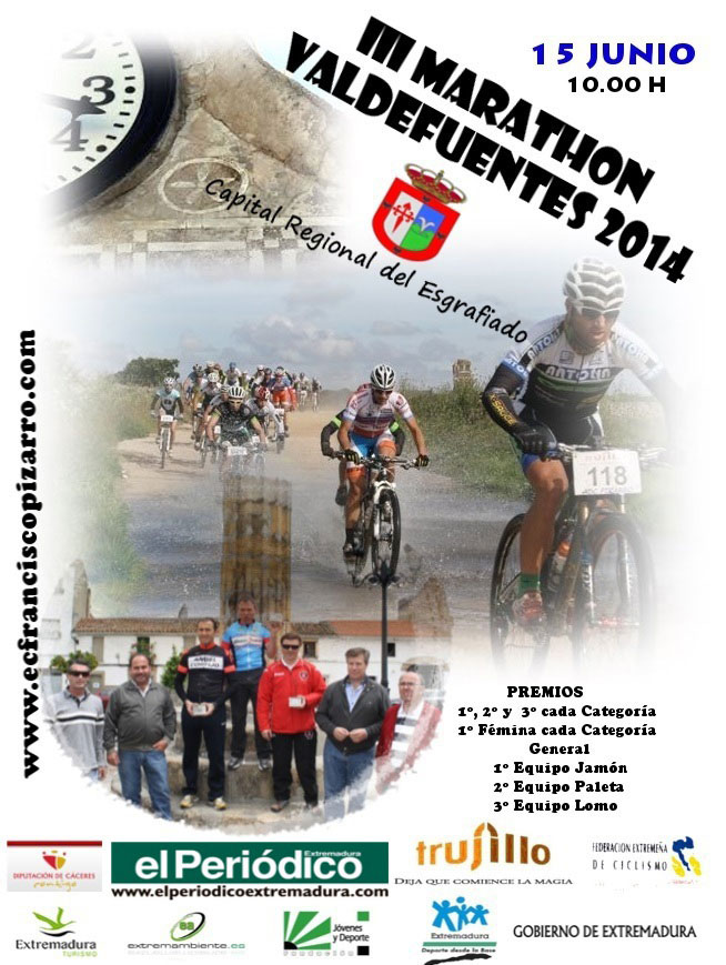 III MARATON DE VALDEFUENTES 2014 - Inscreva-se