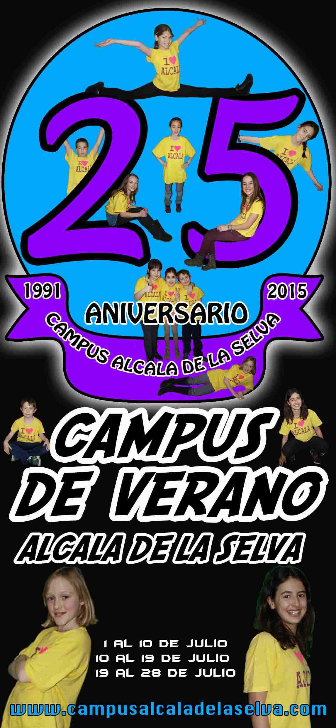 25º CAMPUS DE VERANO ALCALA DE LA SELVA 2015  - Inscríbete