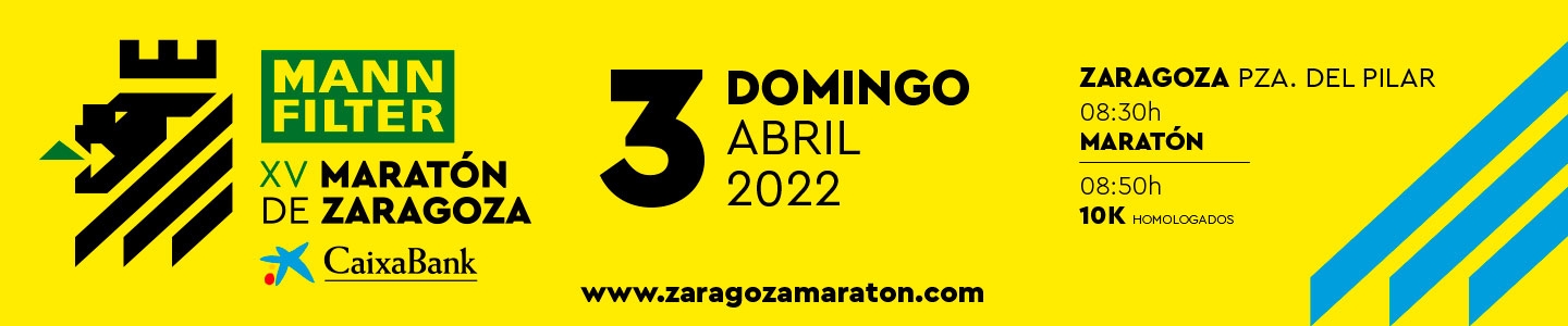 ALOJAMIENTO OFICIAL MARATÓN ZARAGOZA 2022 - Inscríbete