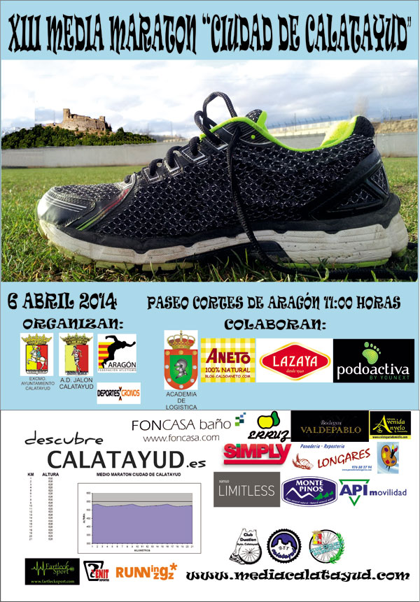 XIII MEDIO MARATÓN CIUDAD DE CALATAYUD - Inscríbete
