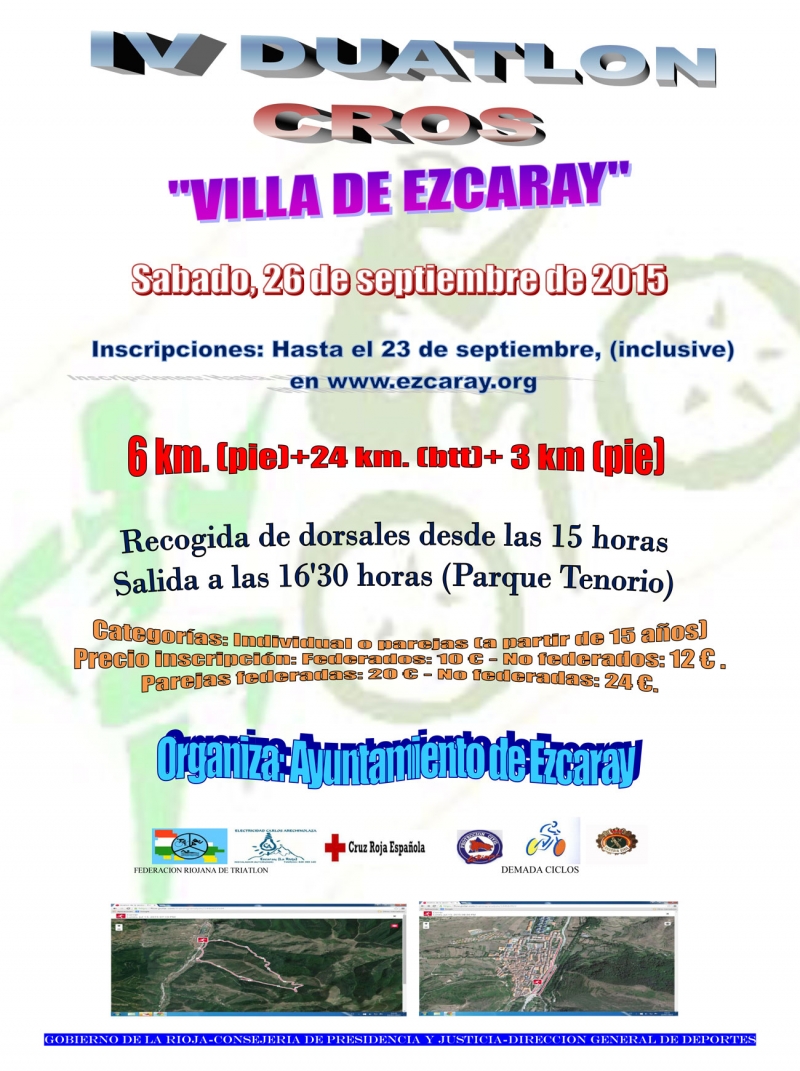 IV DUATLÓN CROSS  “VILLA DE EZCARAY” - Inscriu-te