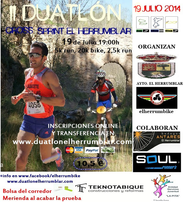 II DUATLÓN CROSS SPRINT EL HERRUMBLAR - Inscríbete