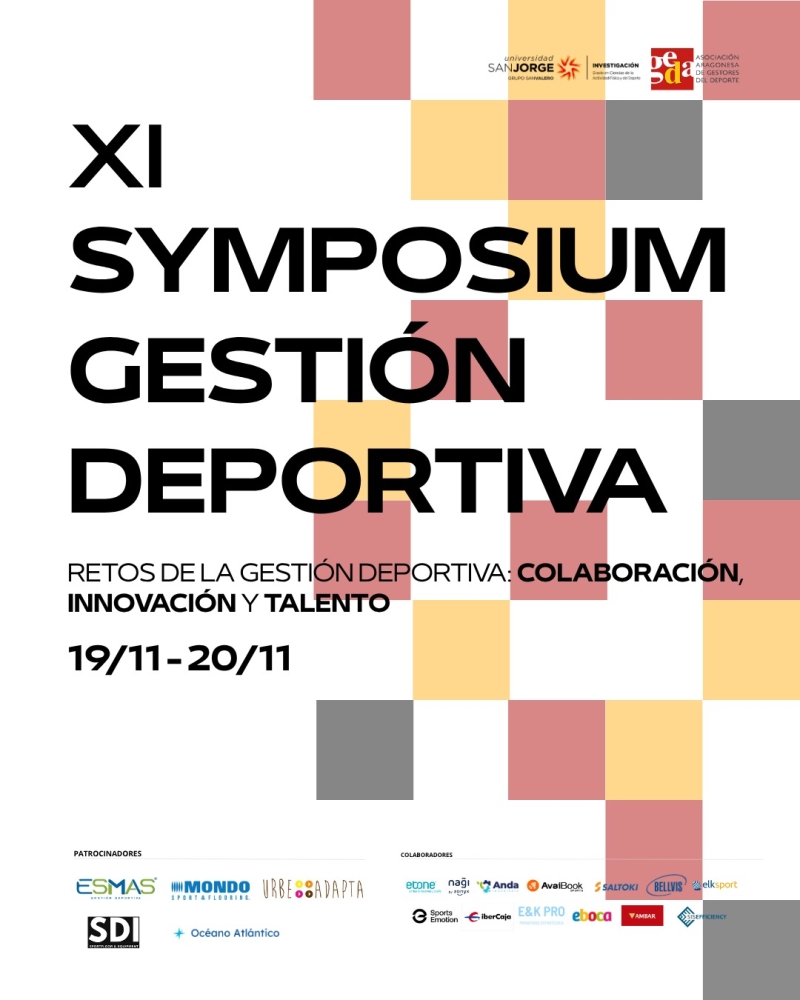 XI SYMPOSIUM ARAGONÉS DE GESTIÓN EN EL DEPORTE 2026 - Inscríbete