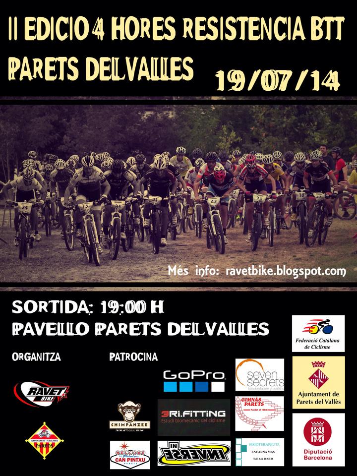 II 4H DE RESISTENCIA BTT PARETS DEL VALLES - Inscriu-te