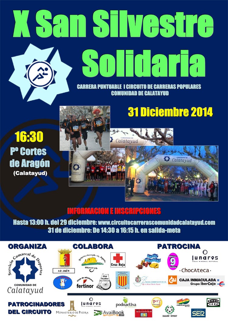 SAN SILVESTRE SOLIDARIA COMUNIDAD DE CALATAYUD - Inscríbete