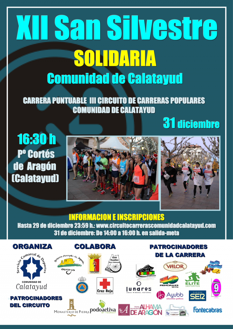 SAN SILVESTRE SOLIDARIA - COMUNIDAD DE CALATAYUD - Register