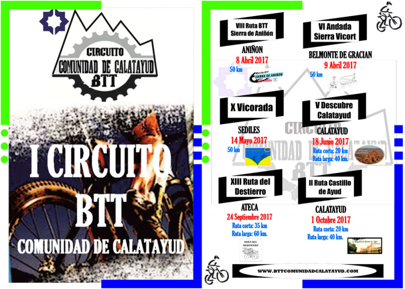 I CIRCUITO BTT COMUNIDAD DE CALATAYUD   - Register