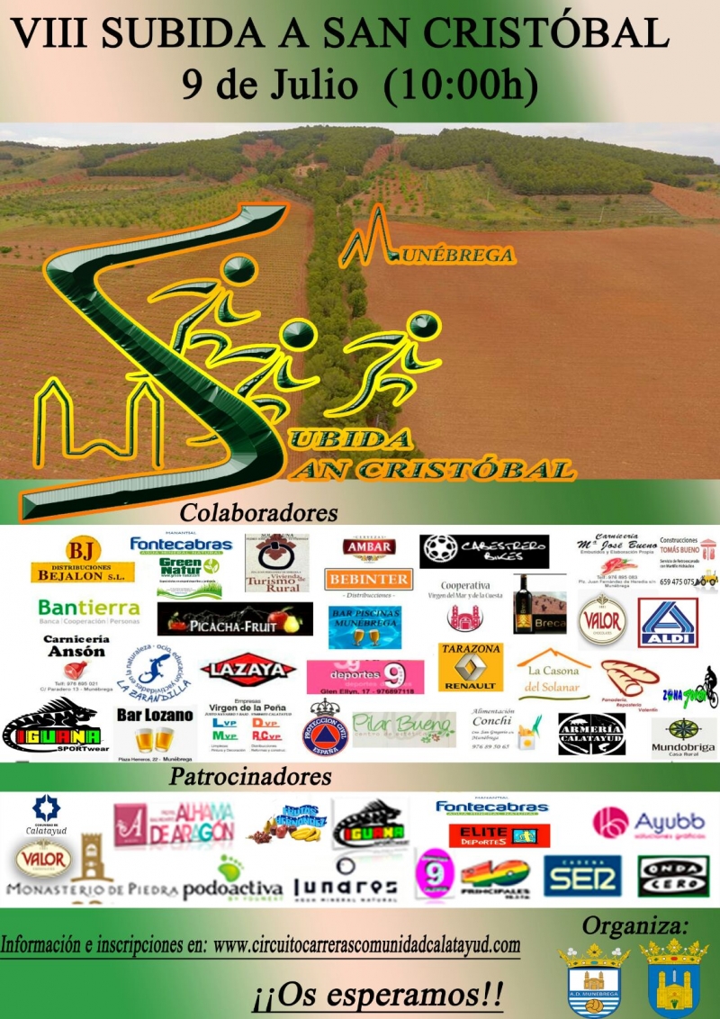 VIII SUBIDA A SAN CRISTÓBAL (MUNÉBREGA)  - Inscreva-se