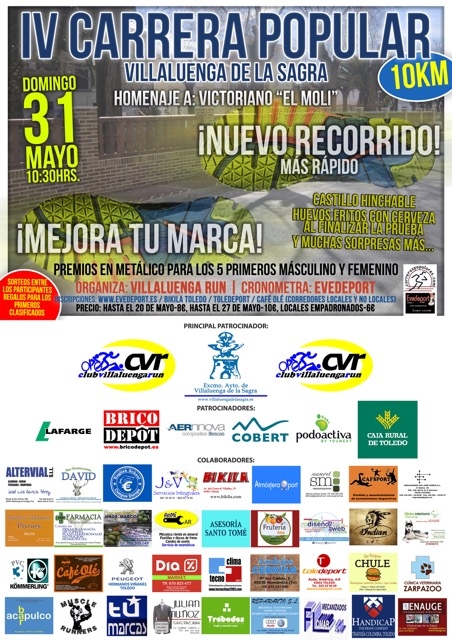 IV CARRERA VILLALUENGA DE LA SAGRA - Register