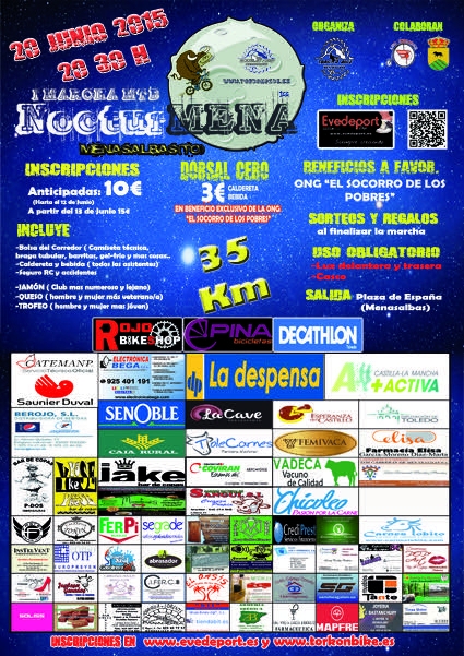 I MARCHA MTB NOCTURMENA - Inscríbete