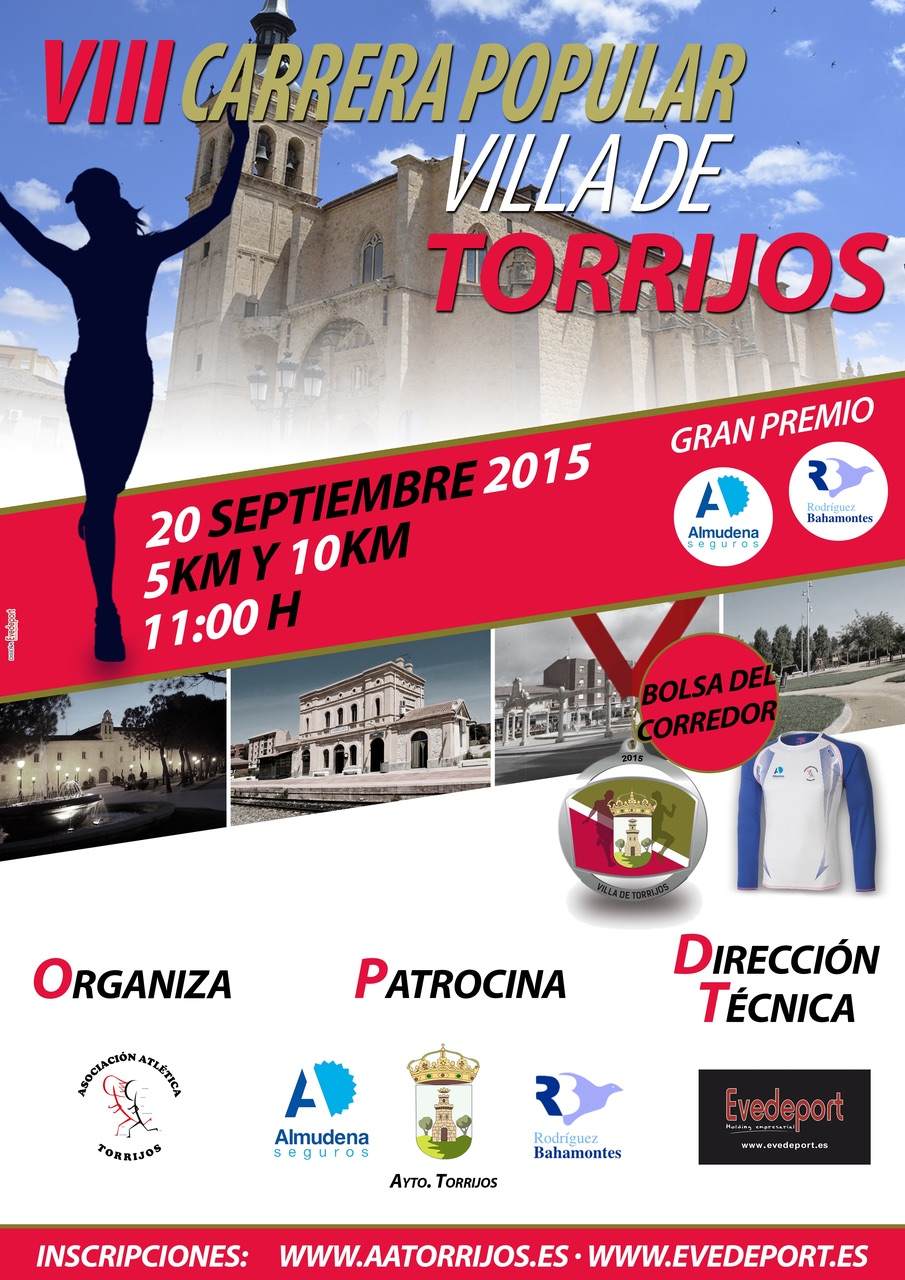 VIII CARRERA POPULAR VILLA DE TORRIJOS - GRAN PREMIO ALMUDENA SEGUROS - Register