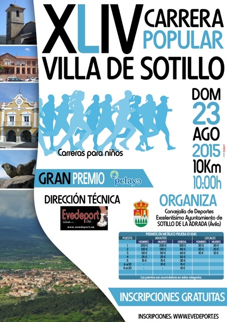 XLIV CARRERA POPULAR VILLA DE SOTILLO - Inscríbete