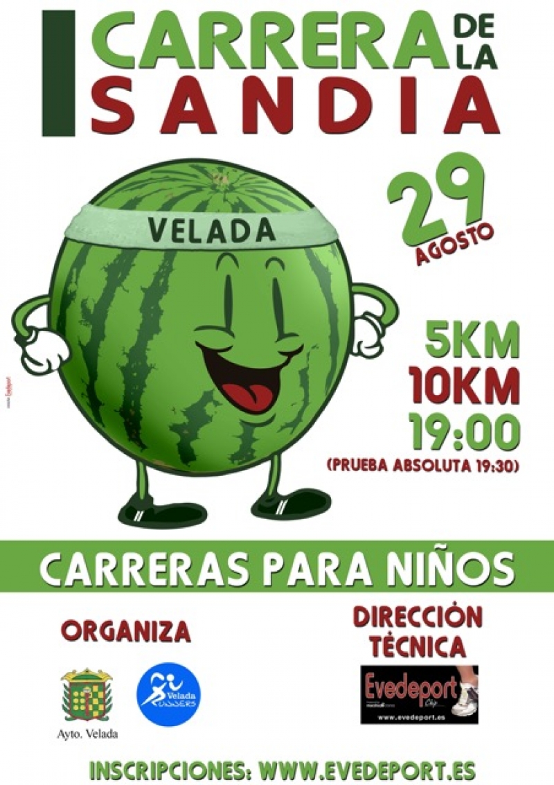 I CARRERA DE LA SANDIA  - Inscríbete