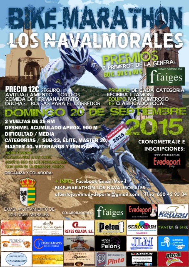 BIKE MARATHON LOS NAVALMORALES  - Register