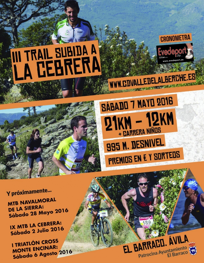 III TRAIL SUBIDA A LA CEBRERA - Iscriviti