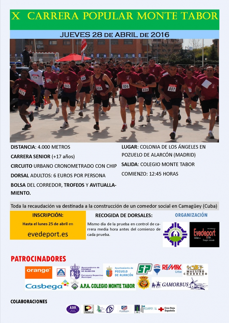 X CARRERA POPULAR MONTE TABOR - Inscriu-te