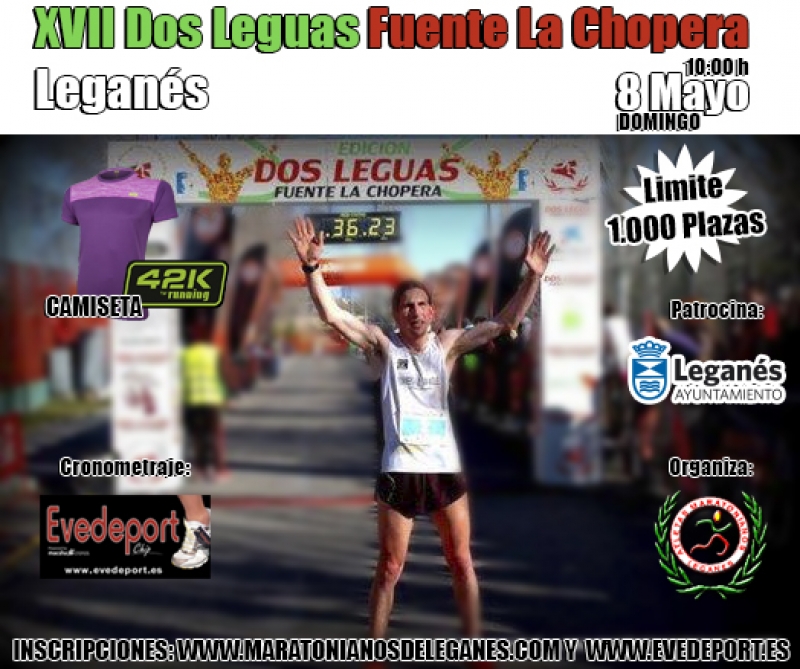 XVII DOS LEGUAS FUENTE LA CHOPERA  - Register