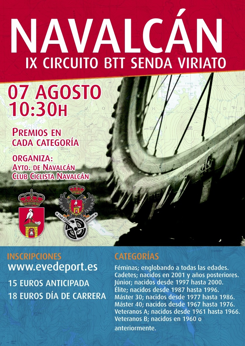 MTB NAVALCÁN-CIRCUITO SENDA VIRIATO - Inscriu-te