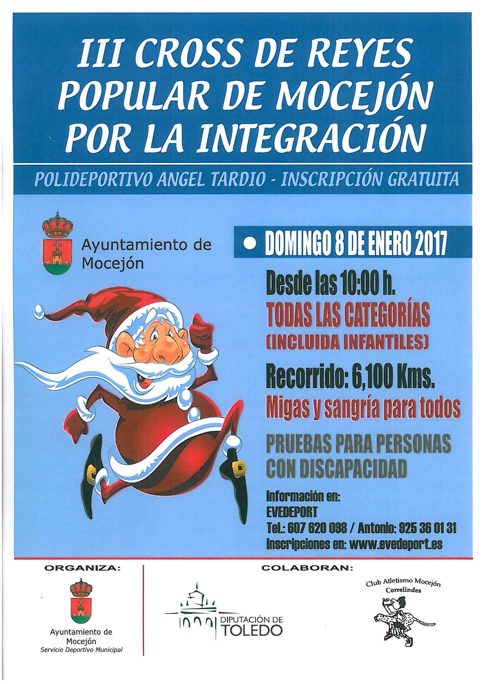 III CROSS DE REYES MOCEJÓN POR LA INTEGRACIÓN - Inscríbete