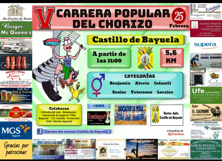 V CARRERA DEL CHORIZO - Inscris-toi