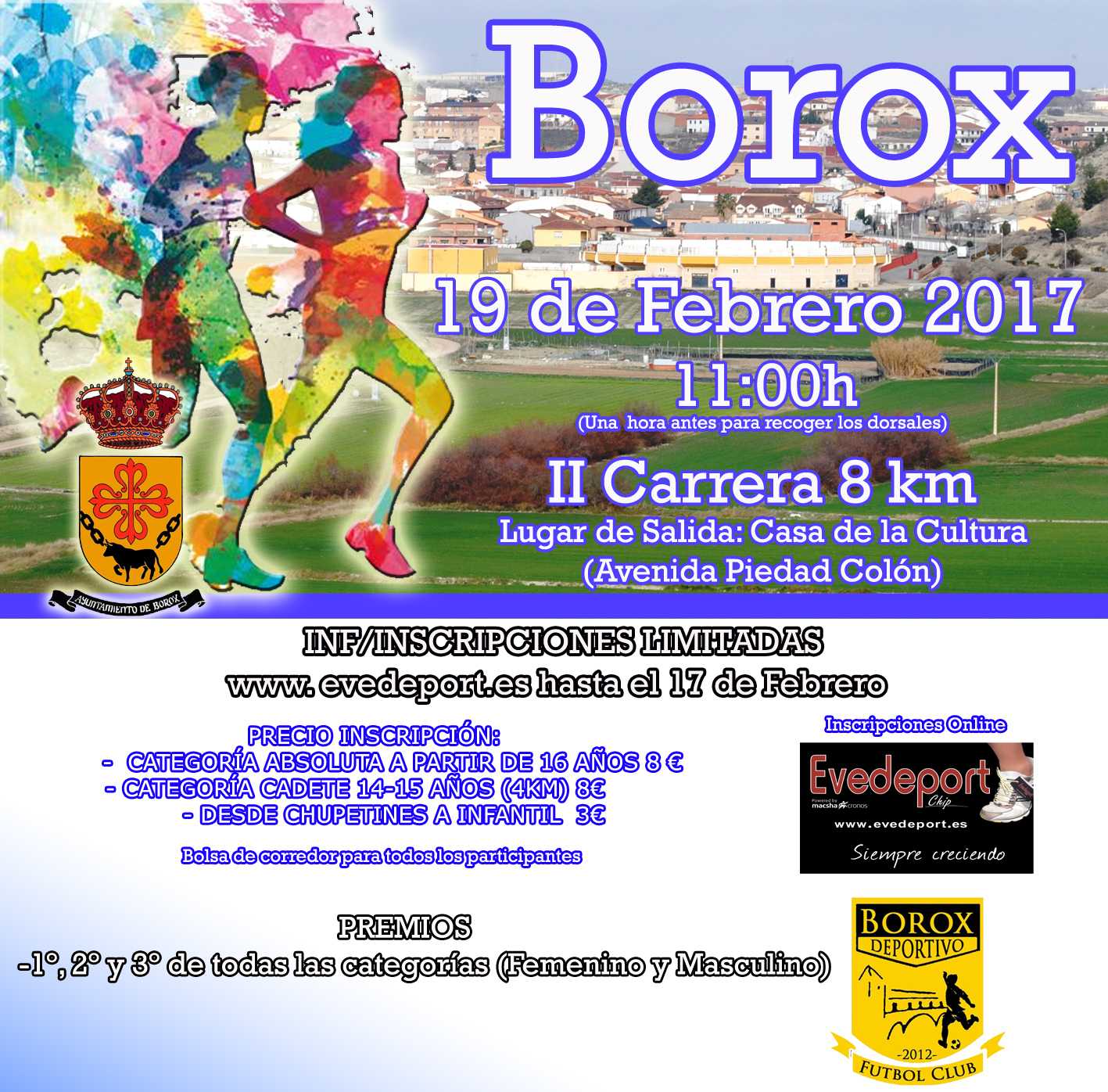 II CARRERA POPULAR BOROX - Register