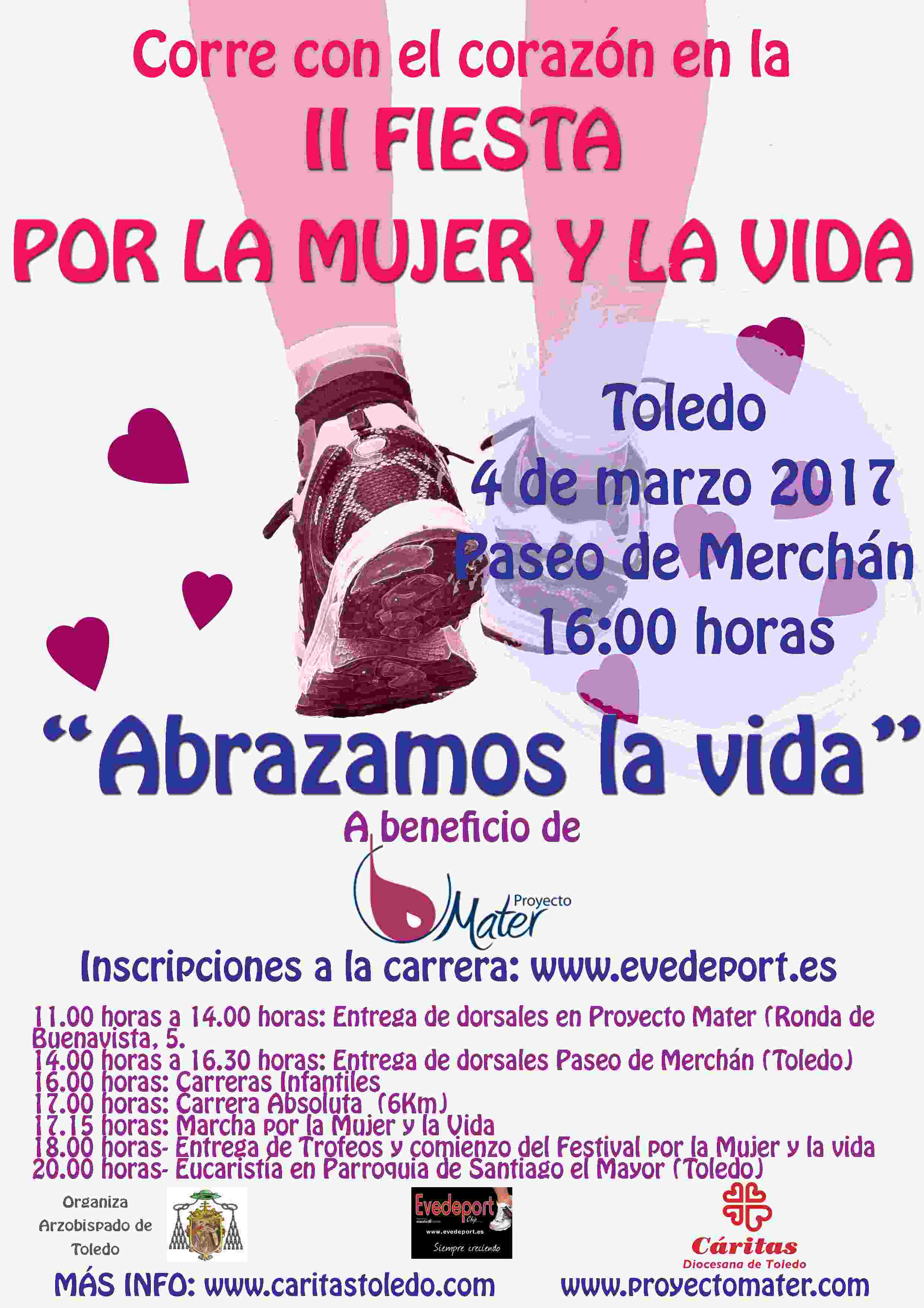 II CARRERA Y MARCHA POR LA MUJER Y LA VIDA - Register