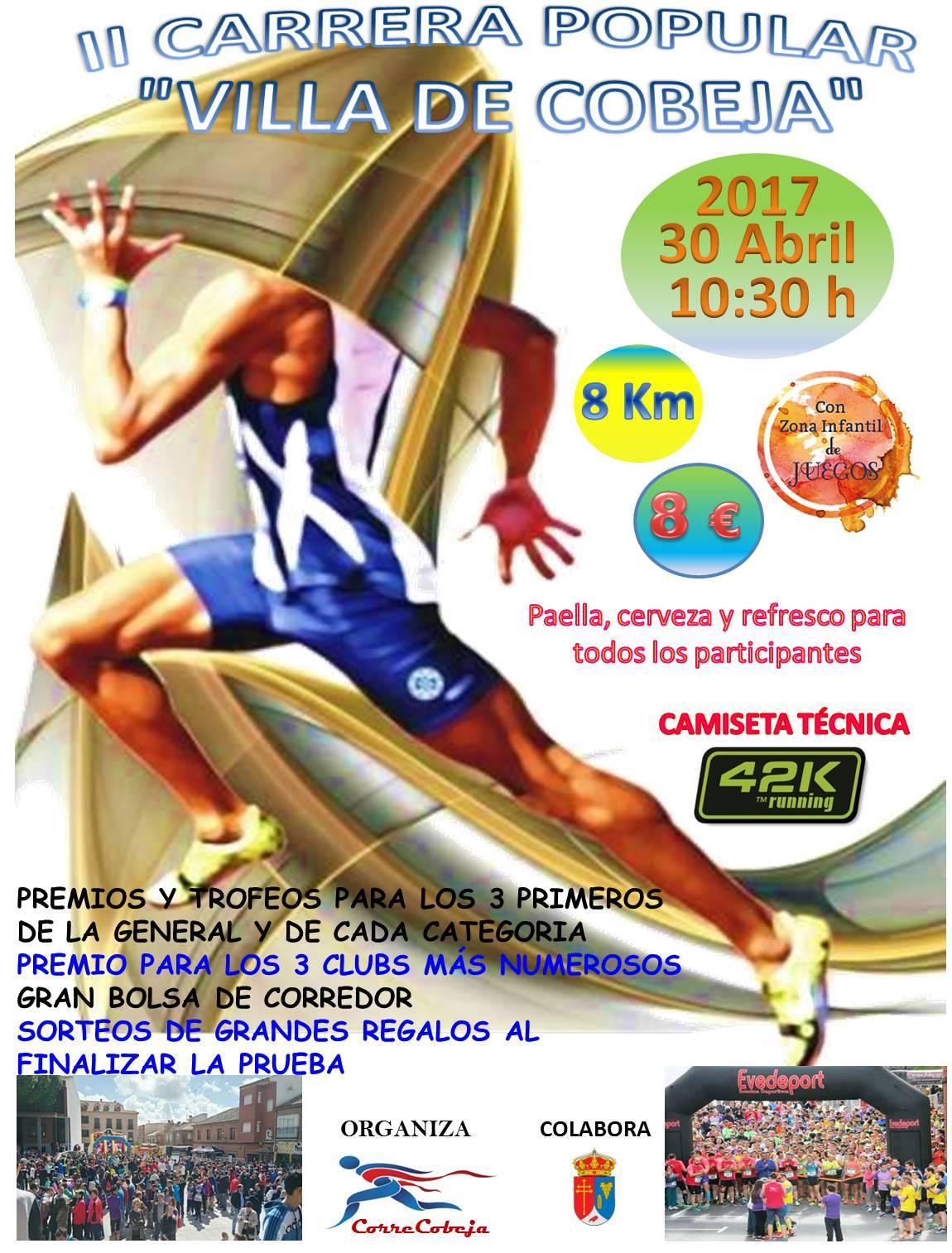 II CARRERA POPULAR VILLA DE COBEJA - Iscriviti