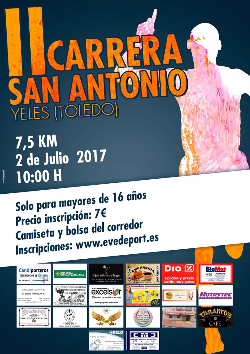 II CARRERA DE SAN ANTONIO - Inscríbete