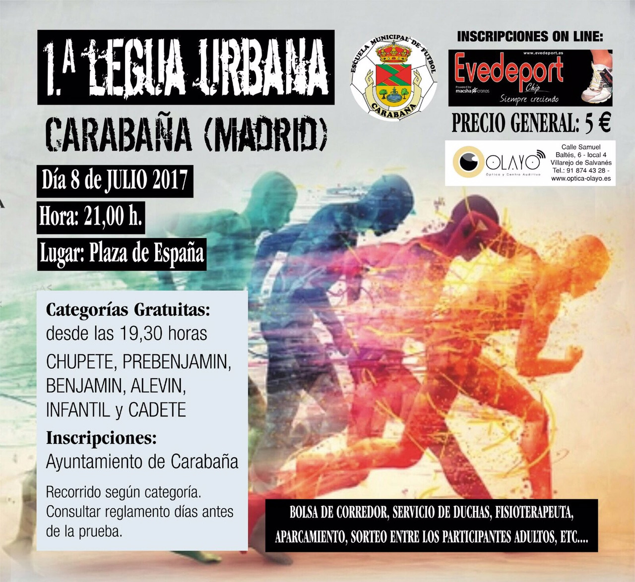 I LEGUA URBANA DE CARABAÑA - Inscríbete