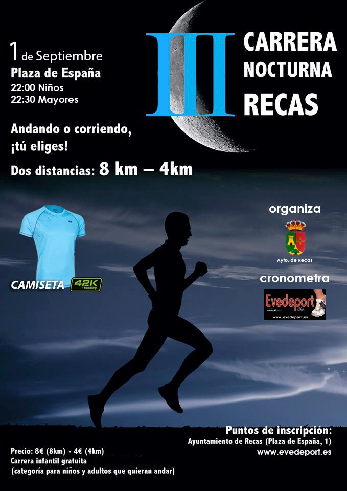 III CARRERA NOCTURNA DE RECAS - Register