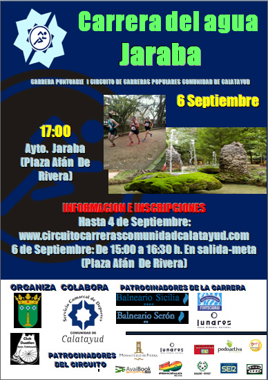 CARRERA DEL AGUA - Iscriviti