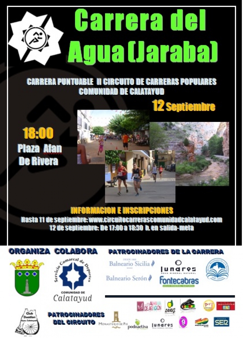 CARRERA DEL AGUA (JARABA) - Inscriu-te