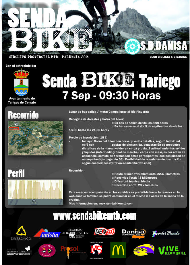 SENDA BIKE TARIEGO - Register