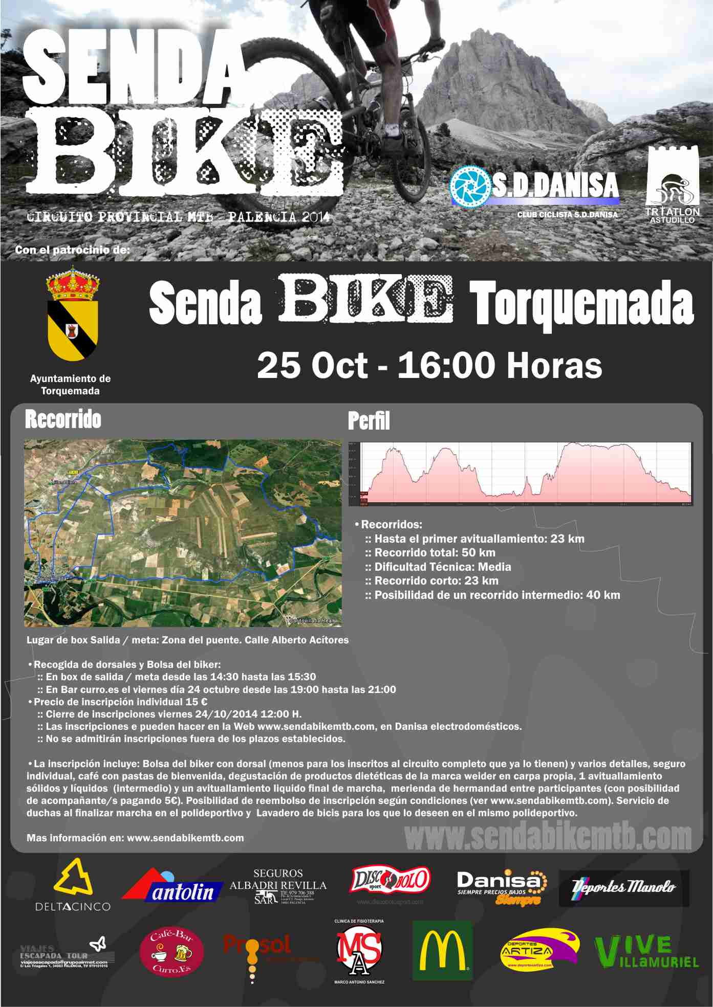 SENDA BIKE TORQUEMADA - Inscríbete