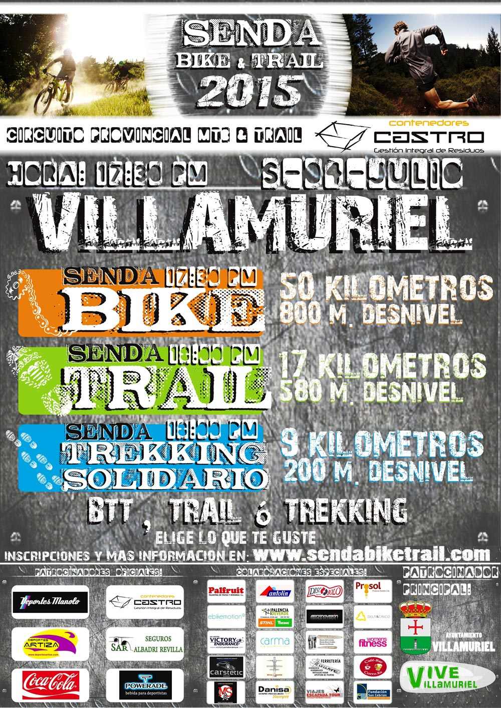 SENDA BIKE TRAIL - VILLAMURIEL - Prijava