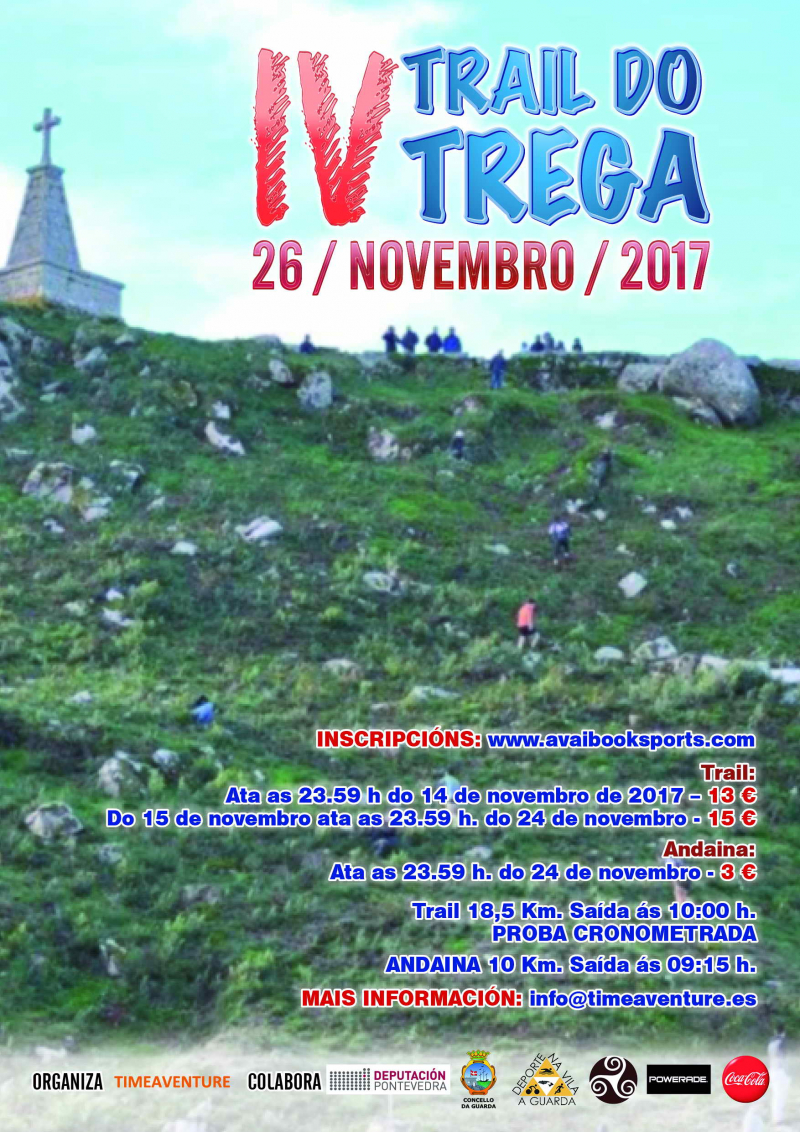 IV TRAIL DO TREGA  - Inscríbete