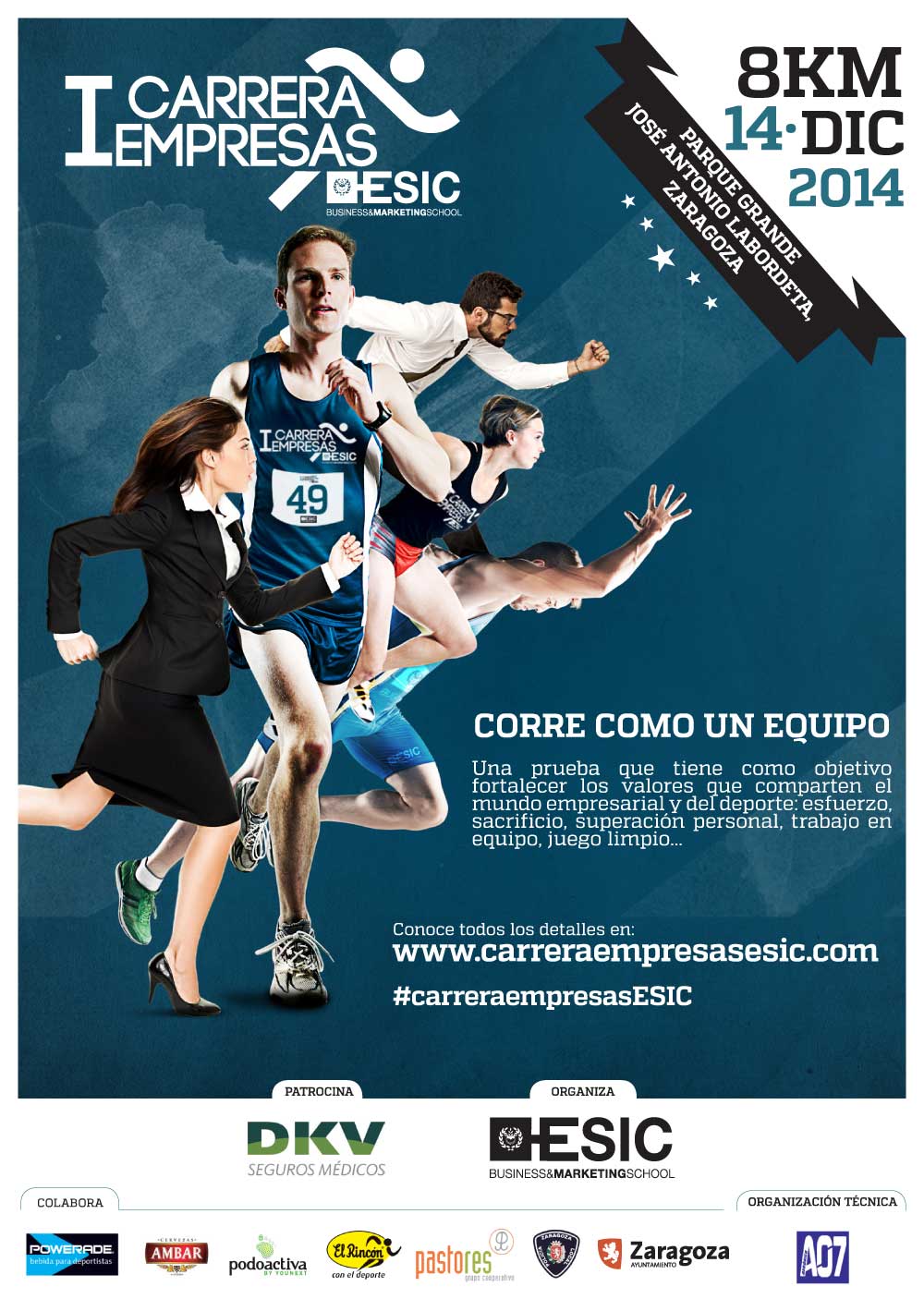 I CARRERA DE LAS EMPRESAS ESIC ZARAGOZA - INSCRIPCION INDIVIDUAL - Prijava