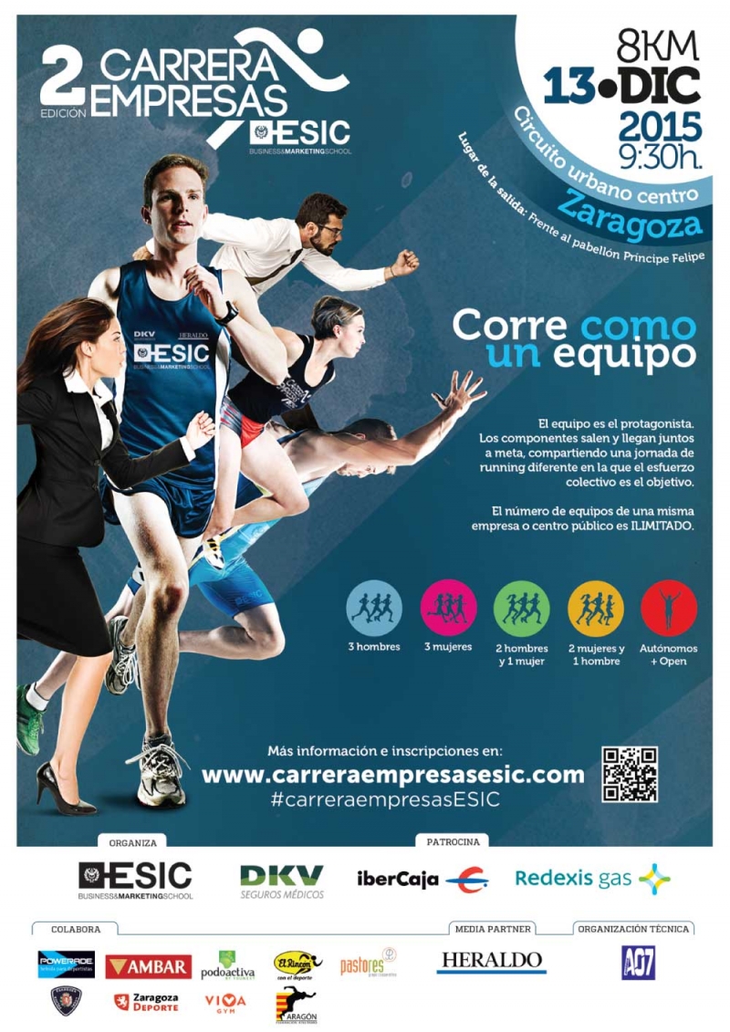 II CARRERA DE LAS EMPRESAS ESIC ZARAGOZA - EQUIPOS EMPRESAS - Zur Anmeldung