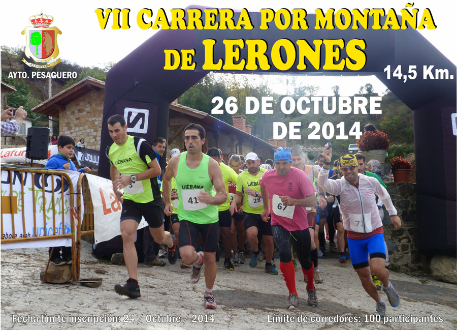 CARRERA POR MONTAÑA LERONES - Inscreva-se