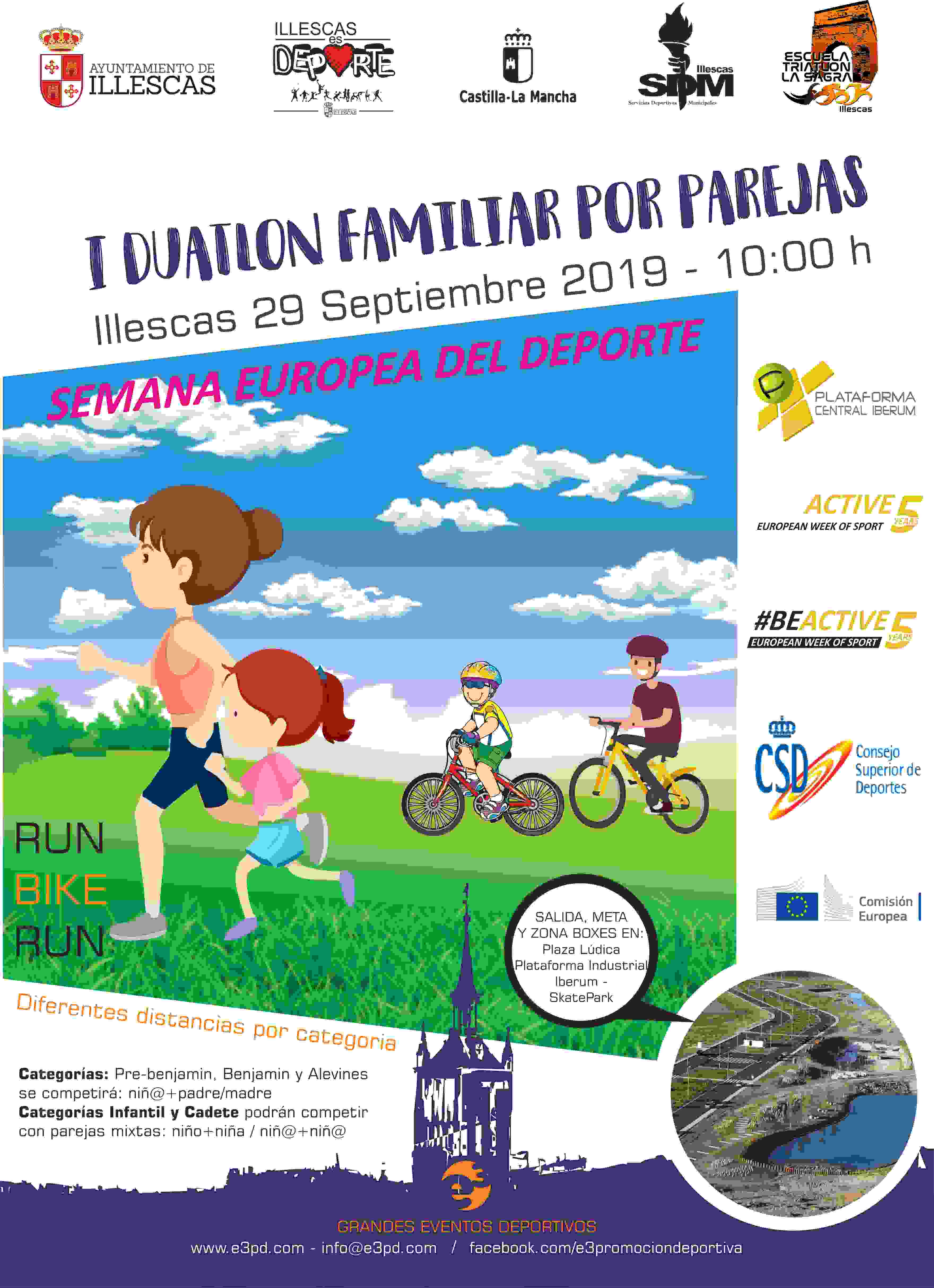 I DUATLON FAMILIAR POR PAREJAS - Inscríbete