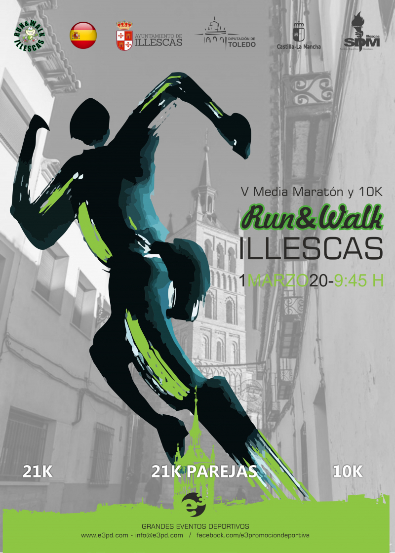 V 1/2 MARATÓN Y 10K RUN&WALK - ILLESCAS  - Prijava