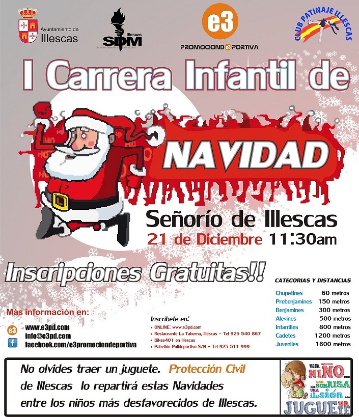 I CARRERA INFANTIL DE NAVIDAD - Inscriu-te
