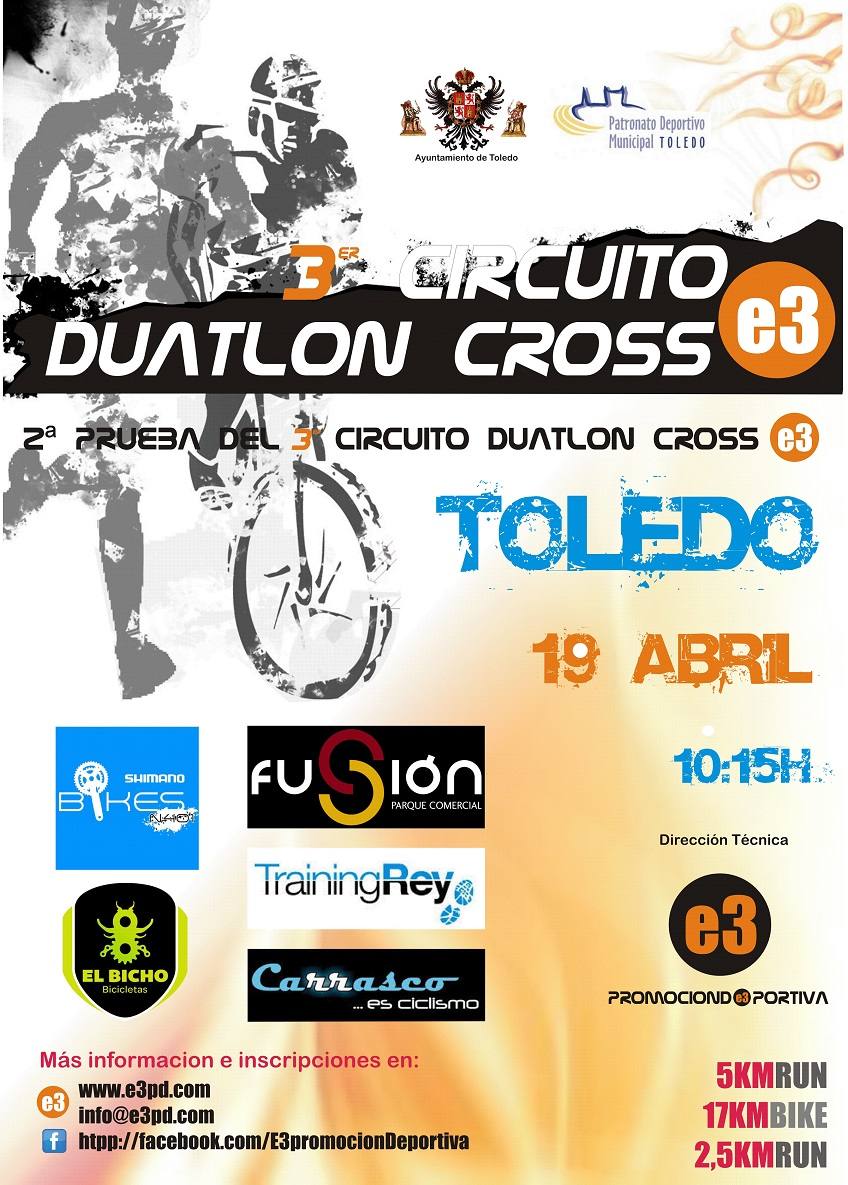2ª PRUEBA CIRCUITO DUATLON CROSS E3 -TOLEDO - Inscris-toi