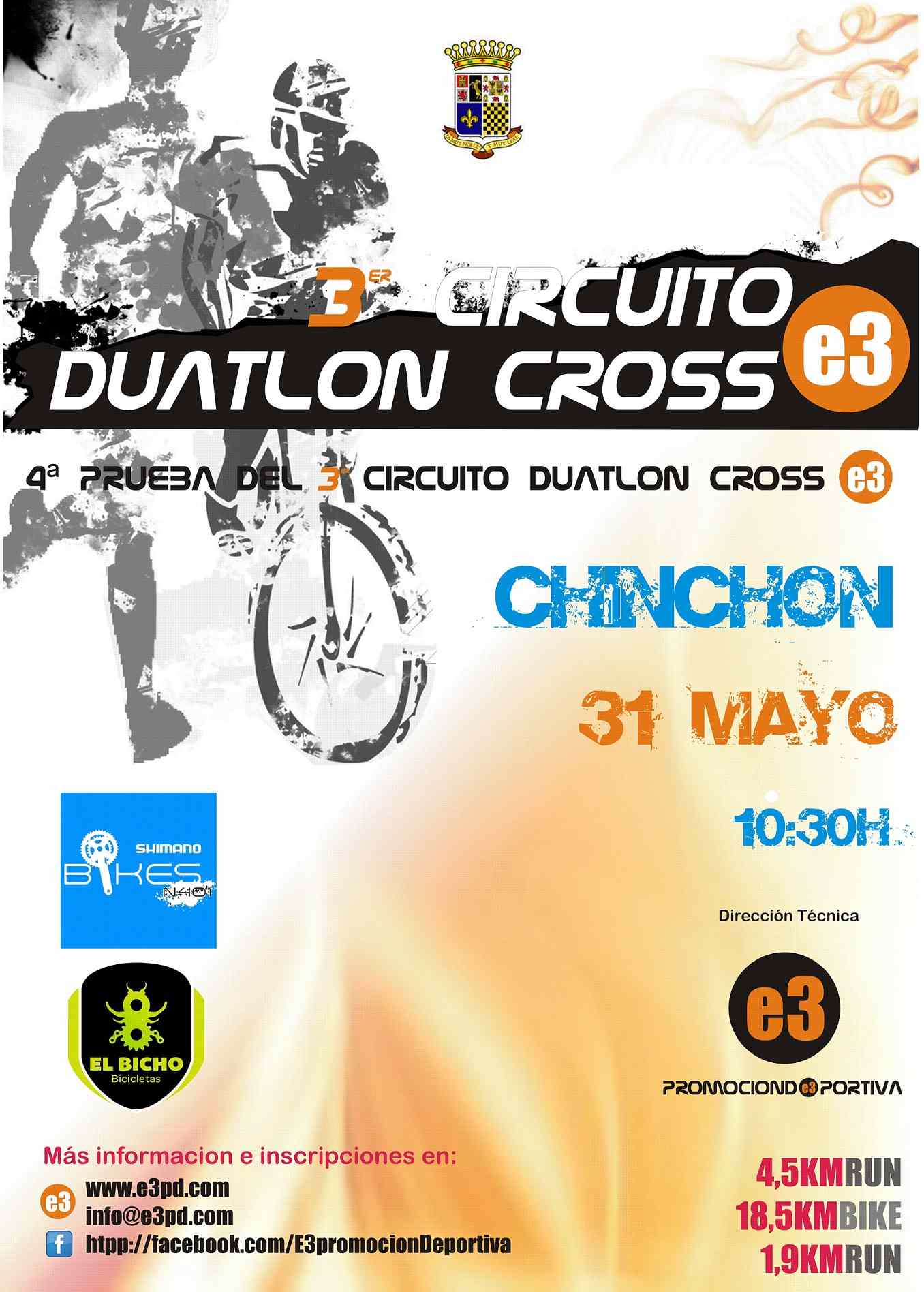 4ª PRUEBA CIRCUITO DUATLON CROSS E3 - CHINCHON - Register