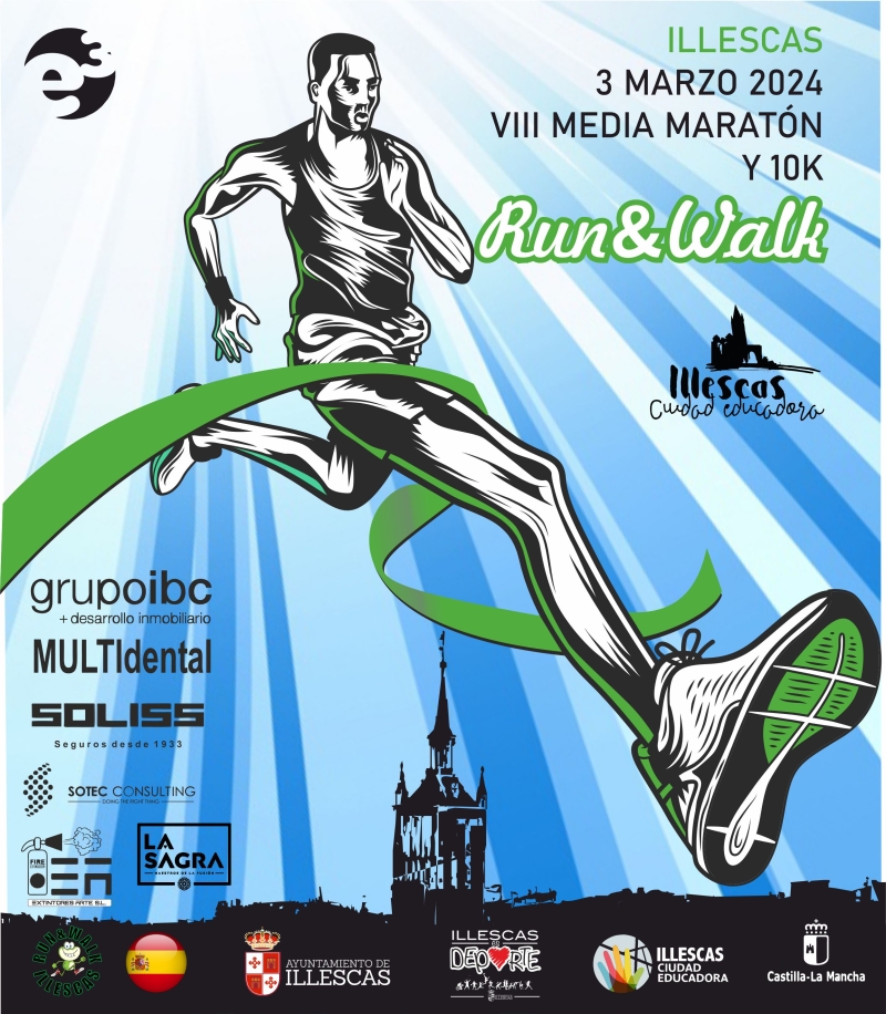 VIII  1/2 MARATÓN Y 10K RUN&WALK - ILLESCAS - Inscríbete