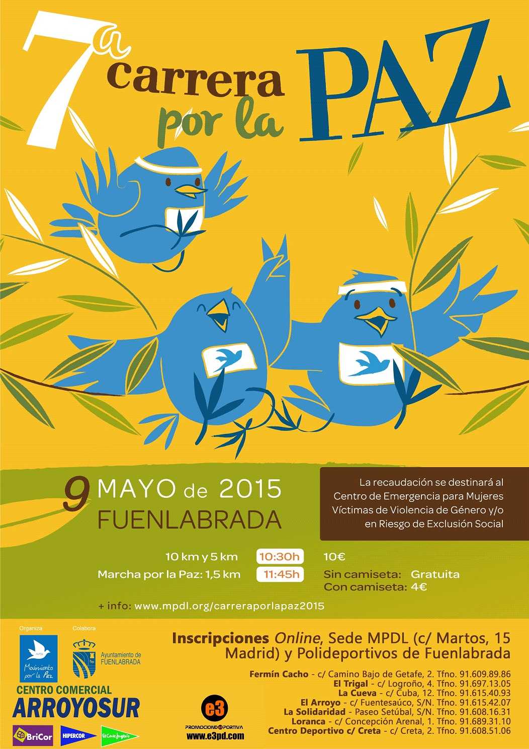 7ª CARRERA POR LA PAZ - Inscríbete