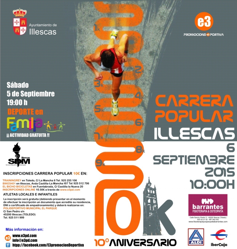 X EDICION 10K ILLESCAS - Inscriu-te