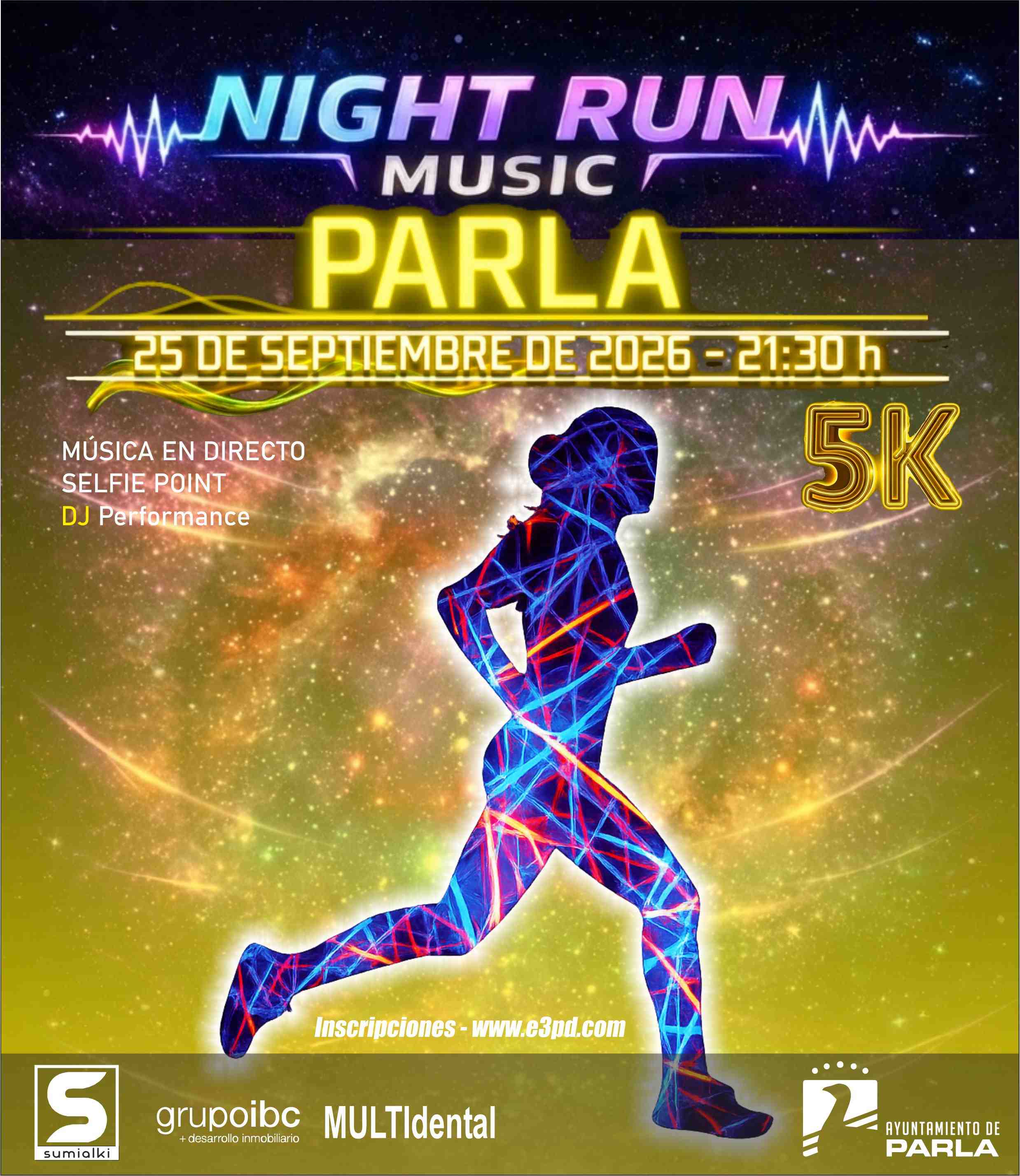 IV 5K NOCTURNOS NIGHT RUN MUSIC DE PARLA - Inscríbete